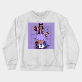 Taro Tea Crewneck Sweatshirt